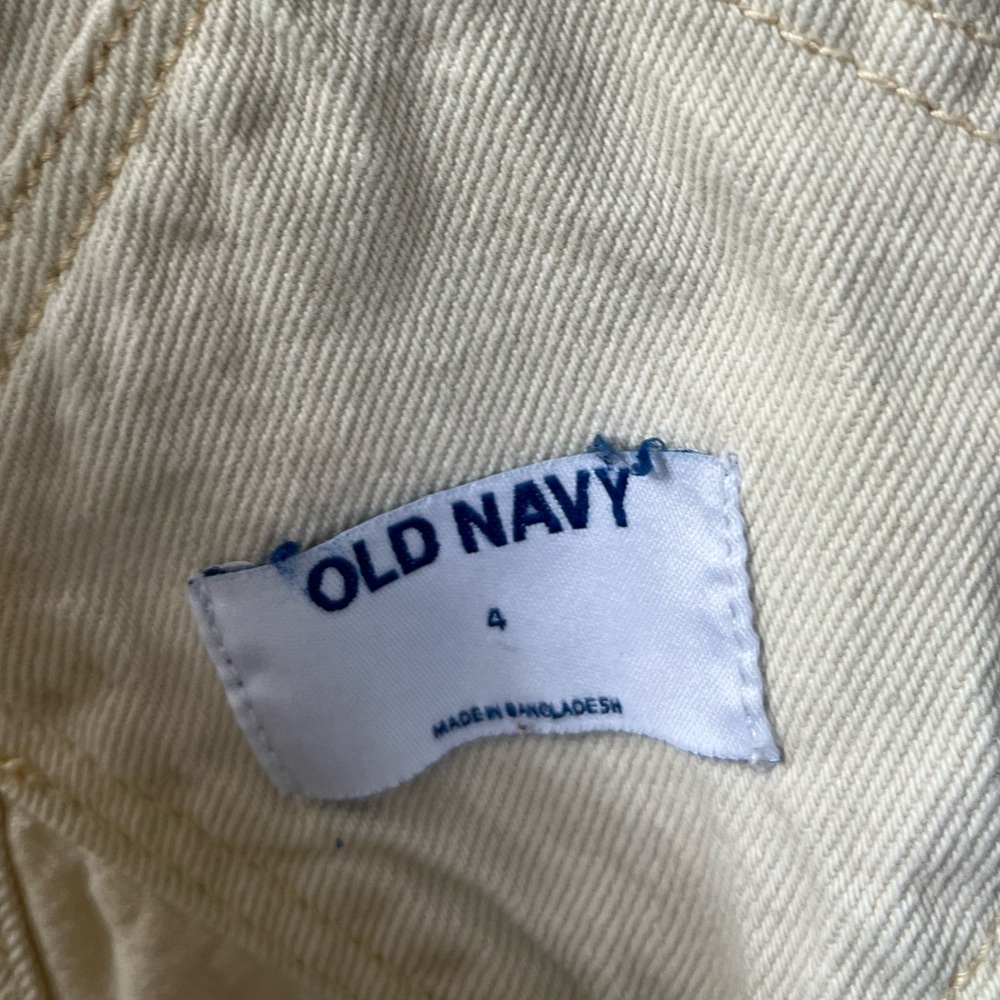 Old Navy Cream Overalls - Picture 6 of 7